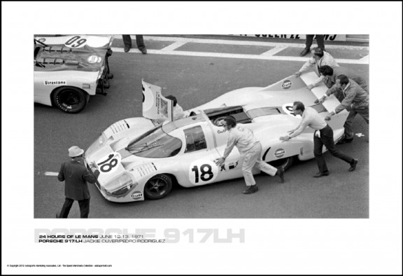 PORSCHE 917/LH JACKIE OLIVER/PEDRO RODRIGUEZ – 24 HOURS OF LE MANS JUNE 12-13, 1971