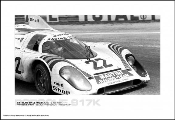 PORSCHE 917K HELMUT MARKO/GIJS VAN LENNEP – 24 HOURS OF LE MANS JUNE 12-13, 1971