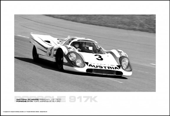 PORSCHE 917K KURT AHRENS/VIC ELFORD – DAYTONA 24 HOURS FEBRUARY 1-2, 1970