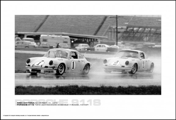 IMSA DAYTONA NOVEMBER 19, 1972 – PORSCHE 911S TONY ADAMOWICZ/BOB BEASLEY/MICHAEL KEYSER