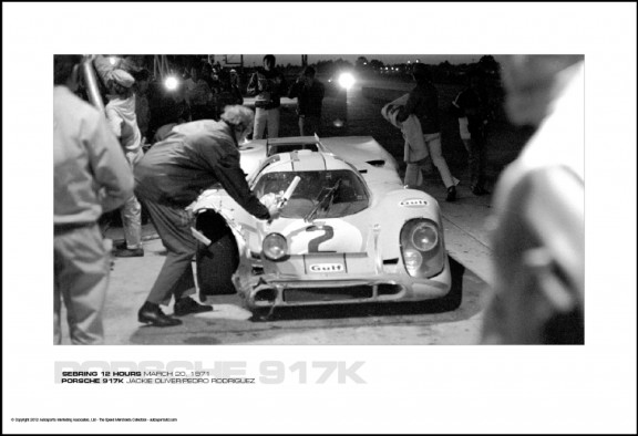 PORSCHE 917K JACKIE OLIVER/PEDRO RODRIGUEZ – SEBRING 12 HOURS MARCH 20, 1971
