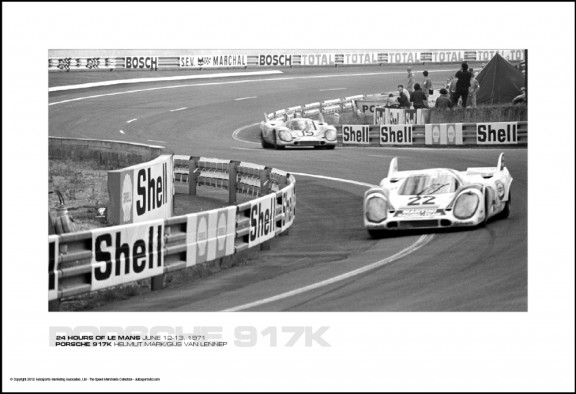 PORSCHE 917K HELMUT MARK/GIJS VAN LENNEP  – 24 HOURS OF LE MANS JUNE 12-13, 1971