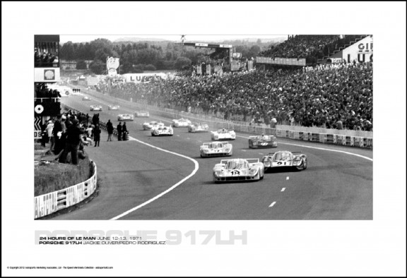 PORSCHE 917LH JACKIE OLIVER/PEDRO RODRIGUEZ – 24 HOURS OF LE MAN JUNE 12-13, 1971