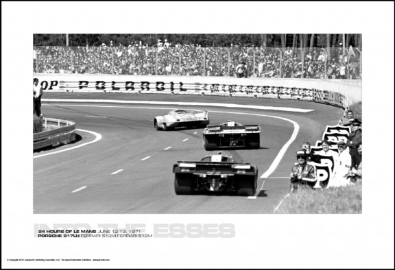 PORSCHE 917LH FERRARI 512M FERRARI 512M – 24 HOURS OF LE MANS JUNE 12-13, 1971