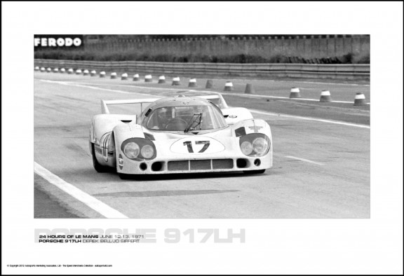 PORSCHE 917LH DEREK BELL/JO SIFFERT – 24 HOURS OF LE MANS JUNE 12-13, 1971