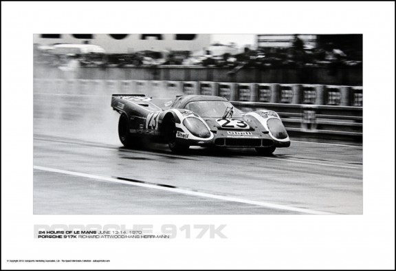 PORSCHE 917K RICHARD ATTWOOD/HANS HERRMANN – 24 HOURS OF LE MANS JUNE 13-14, 1970