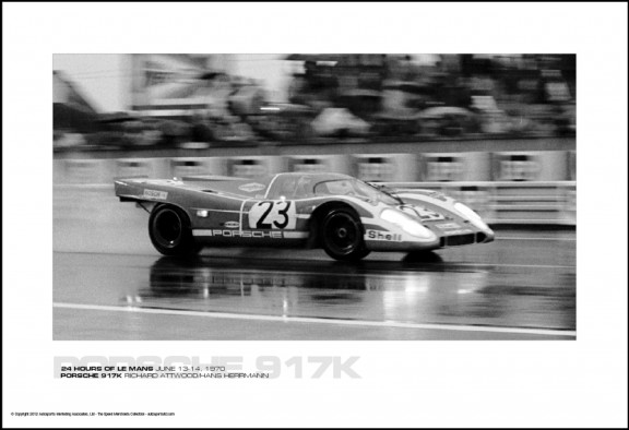 PORSCHE 917K RICHARD ATTWOOD/HANS HERRMANN – 24 HOURS OF LE MANS JUNE 13-14, 1970