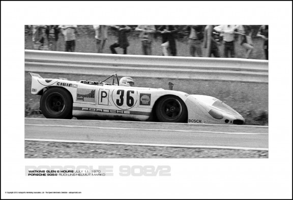 PORSCHE 908/2 RUDI LINS/HELMUT MARKO – WATKINS GLEN 6 HOURS JULY 11, 1970