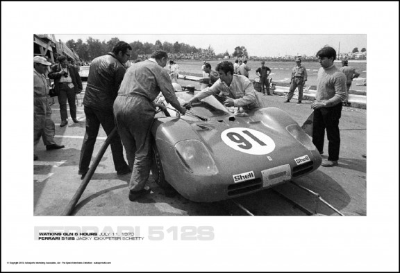 FERRARI 512S JACKY ICKX/PETER SCHETTY – WATKINS GLEN 6 HOURS JULY 11, 1970