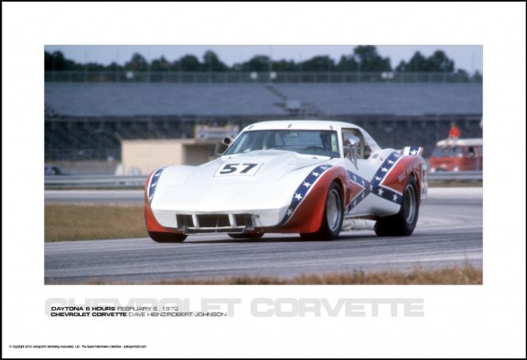 CHEVROLET CORVETTE DAVE HEINZ/ROBERT JOHNSON – DAYTONA 6 HOURS FEBRUARY 6, 1972