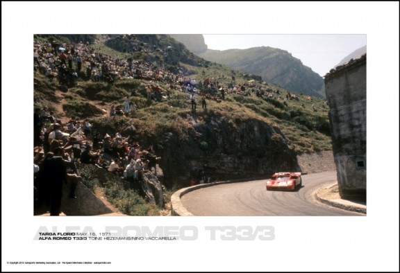 ALFA ROMEO T33/3 TOINE HEZEMANS/NINO VACCARELLA – TARGA FLORIO MAY 16, 1971