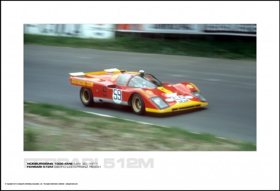 FERRARI 512M GEORG LOOS/FRANZ PESCH – N