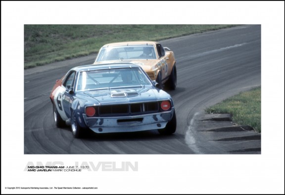 AMC JAVELIN MARK DONOHUE – MID-OHIO TRANS-AM JUNE 7, 1970