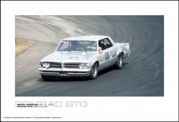 PONTIAC GTO BOB TULLIUS – BRYAR TRANS-AM MAY 31, 1971