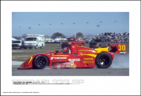 FERRARI 333 SP MAURO BALDI/AYRIE LUYENDYK/GIANPIERO MORETTI – DAYTONA 24 HOURS FEBRUARY 1, 1998