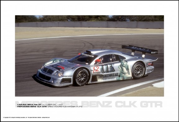 MERCEDES BENZ CLK GTR GREG MOORE/ALEXANDER WURZ – LAGUNA SECA FIA GT OCTOBER 26, 1997