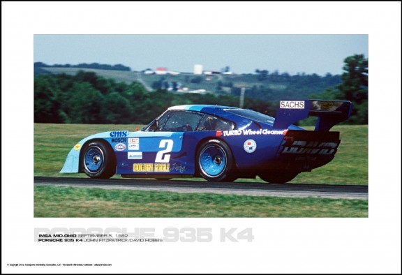 PORSCHE 935 K4 JOHN FITZPATRICK/DAVID HOBBS – IMSA MID-OHIO SEPTEMBER 5, 1982