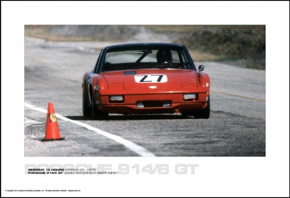 PORSCHE 914/6 GT JOHN HOTCHKIS/ROBERT KIRBY – SEBRING 12 HOURS MARCH 25, 1972