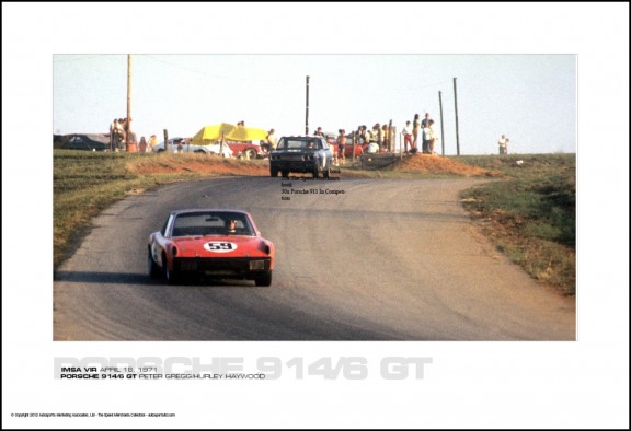 PORSCHE 914/6 GT PETER GREGG/HURLEY HAYWOOD – IMSA VIR APRIL 18, 1971