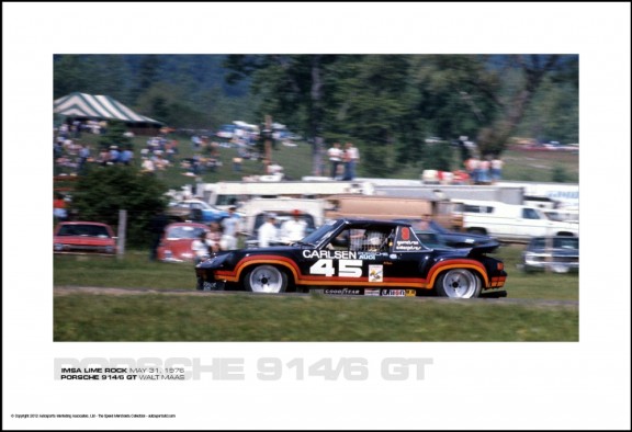 PORSCHE 914/6 GT WALT MAAS – IMSA LIME ROCK MAY 31, 1976