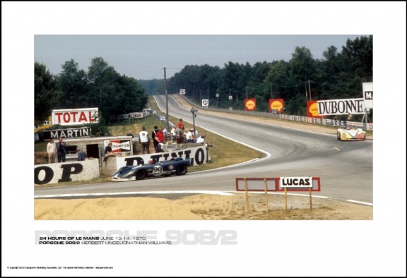 PORSCHE 908/2 HERBERT LINGE/JONATHAN WILLIAMS – 24 HOURS OF LE MANS JUNE 13-14, 1970