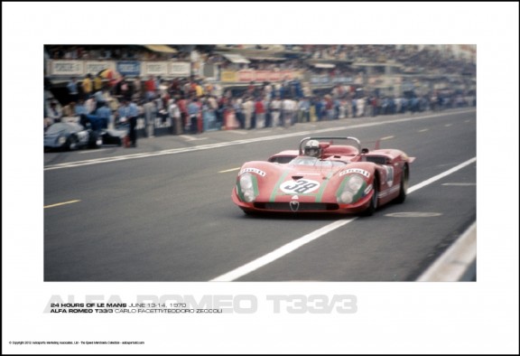 ALFA ROMEO T33/3 CARLO FACETTI/TEODORO ZECCOLI – 24 HOURS OF LE MANS JUNE 13-14, 1970