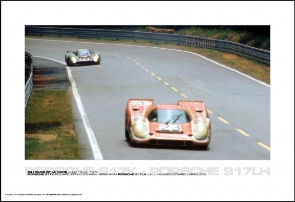 PORSCHE 917K RICHARD ATTWOOD/HANS HERRMANN PORSCHE 917LH WILLI KAUHSEN/G