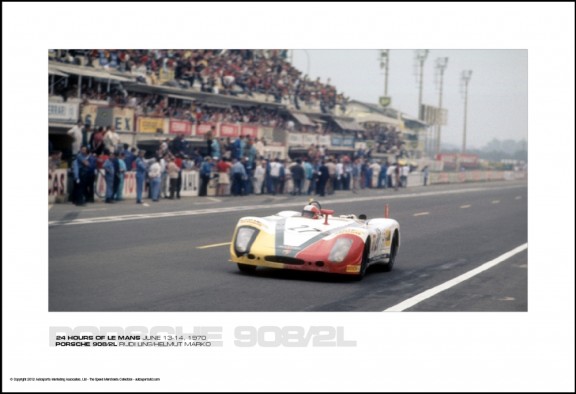 PORSCHE 908/2L RUDI LINS/HELMUT MARKO – 24 HOURS OF LE MANS JUNE 13-14, 1970