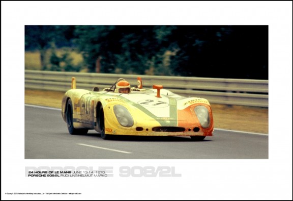 PORSCHE 908/2L RUDI LINS/HELMUT MARKO – 24 HOURS OF LE MANS JUNE 13-14, 1970