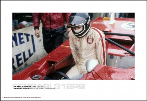 FERRARI 312PB JACKY ICKX/CLAY REGAZZONI – MONZA 1000 KMS APRIL 25, 1971