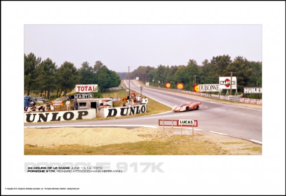 PORSCHE 917K RICHARD ATTWOOD/HANS HERRMANN – 24 HOURS OF LE MANS JUNE 13-14, 1970