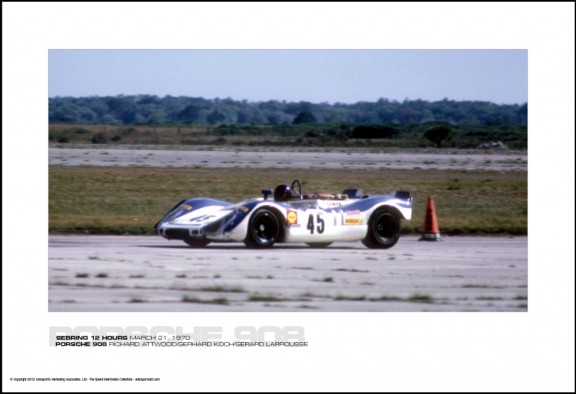 PORSCHE 908 RICHARD ATTWOOD/GERHARD KOCH/G