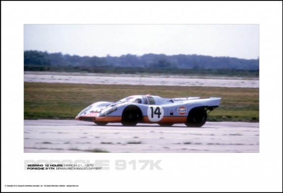 PORSCHE 917K BRIAN REDMAN/JO SIFFERT – SEBRING 12 HOURS MARCH 21, 1970