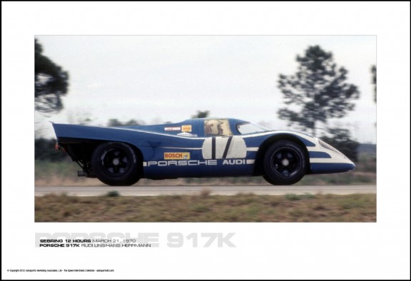 PORSCHE 917K RUDI LINS/HANS HERRMANN – SEBRING 12 HOURS MARCH 21, 1970
