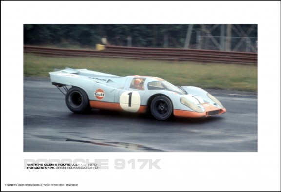 PORSCHE 917K BRIAN REDMAN/JO SIFFERT – WATKINS GLEN 6 HOURS JULY 11, 1970