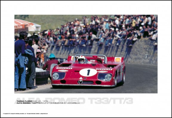 ALFA ROMEO T33/TT/3 ROLF STOMMELEN/NINO VACCARELLA – TARGA FLORIO MAY 21, 1972