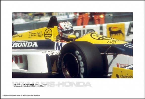 WILLIAMS-HONDA NIGEL MANSELL – MONACO GRAND PRIX MAY 11, 1986