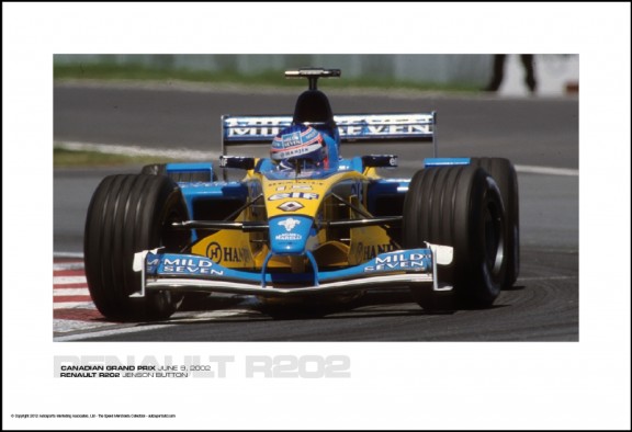 RENAULT R202 JENSON BUTTON – CANADIAN GRAND PRIX JUNE 9, 2002