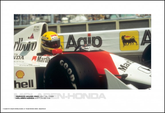 MCLAREN-HONDA AYRTON SENNA – MONACO GRAND PRIX MAY 15, 1988