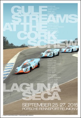 Gulfstreams At The Corkscrew – 50 Drivers In Attendance At Rennsport V