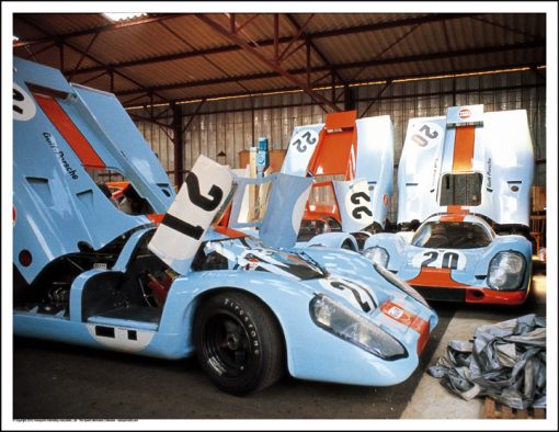 PORSCHE 917s ON THE SET OF “LE MANS”