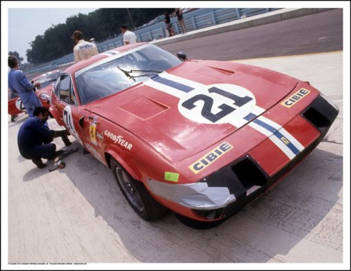 FERRARI 365 GTB/4 – DAVID HOBBS/SAM POSEY – WATKINS GLEN 1972