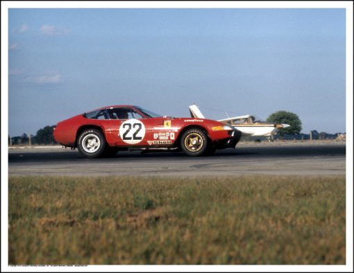 FERRARI 365 GTB/4 – LUIGI CHINETTI, JR/BOB GROSSMAN – SEBRING 1972